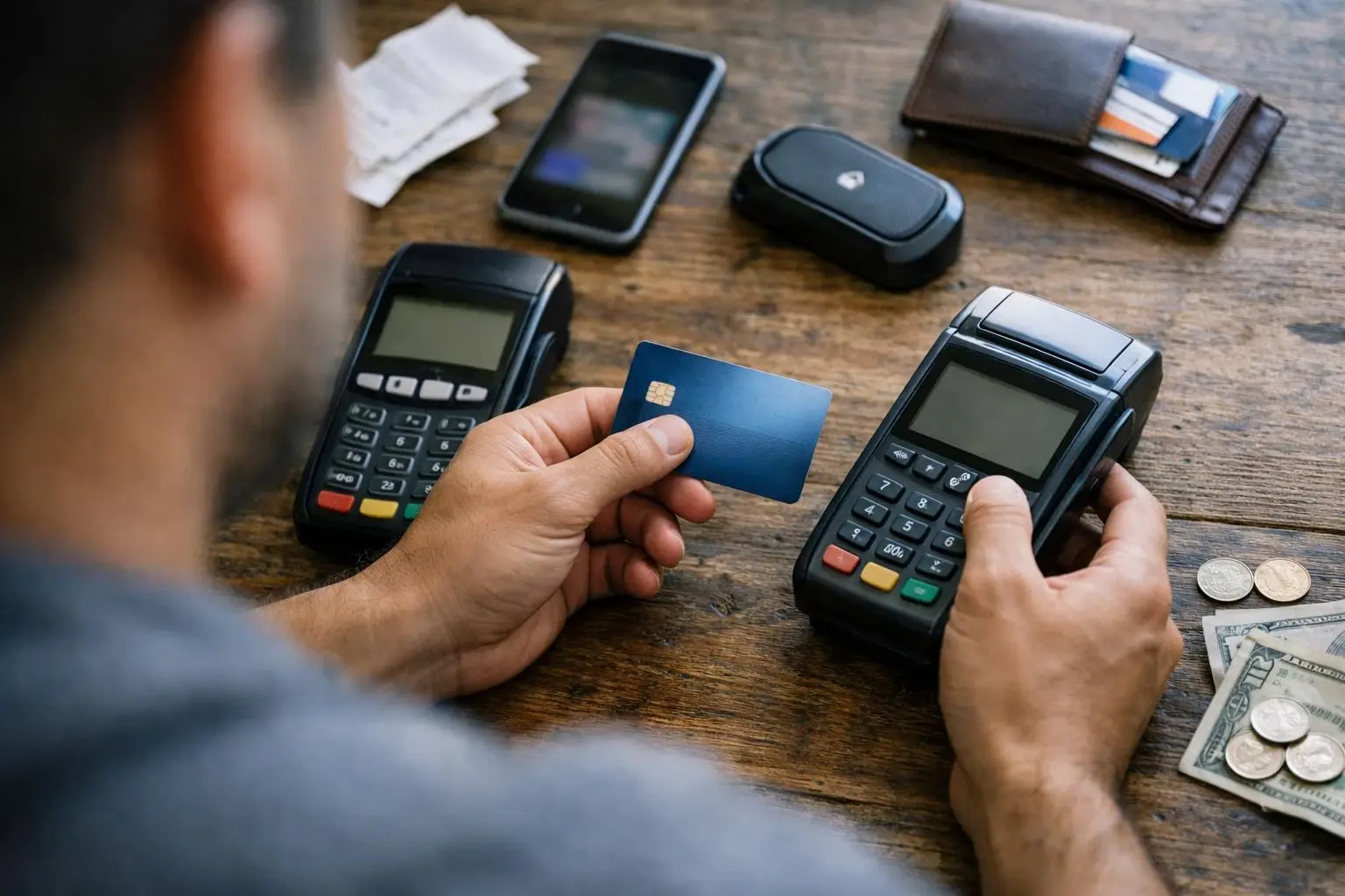Card Present in Credit Card Processing: Card Present is a transaction type in which the physical payment card—visual guide