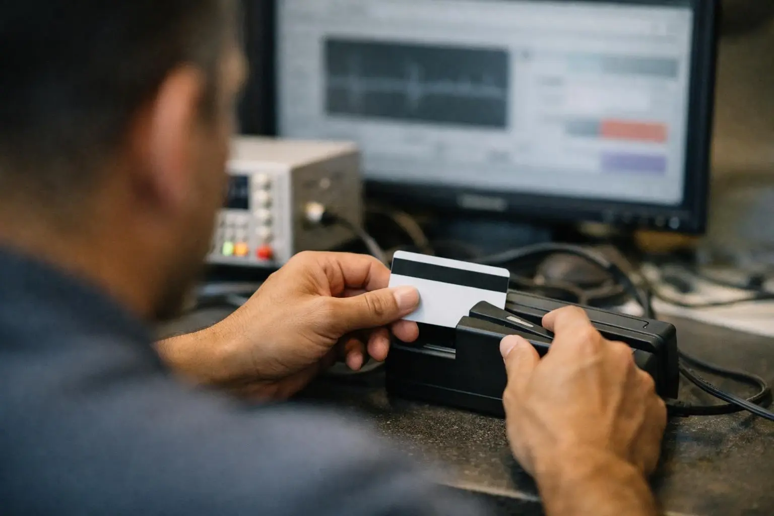 How Magnetic Stripe applies to Credit Card Processing services in Long Beach, United States—practical illustration