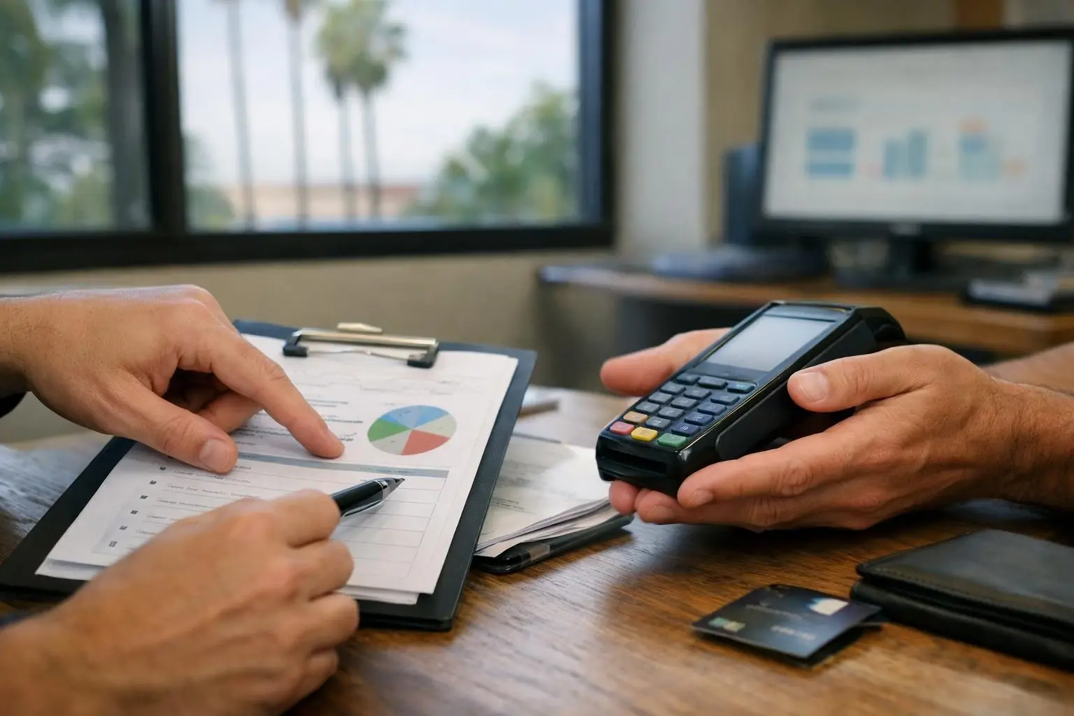 How PCI SAQ applies to Credit Card Processing services in Long Beach, United States—practical illustration